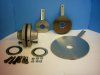 Orifice plates with flanges
